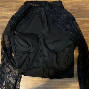 gothic crop top